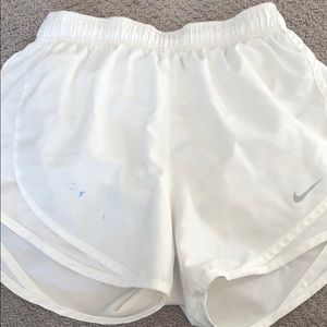***SOLD***white athletic nike shorts